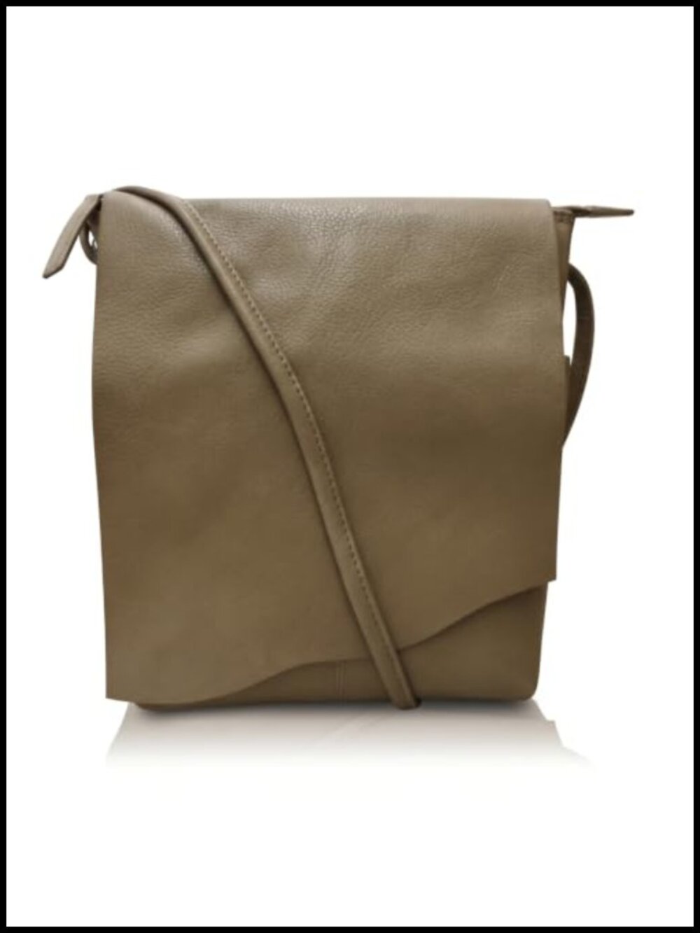 Genuine Leather Crossbody Bag RFID Blocking Adjustable Strap Mini Purse